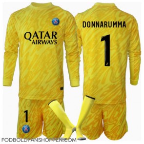 Paris Saint-Germain Gianluigi Donnarumma #1 Målmand Tredjetrøje Børn 2024-25 Langærmet (+ Korte bukser)